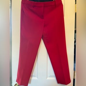 Talbots Hampshire Pants Red 12P